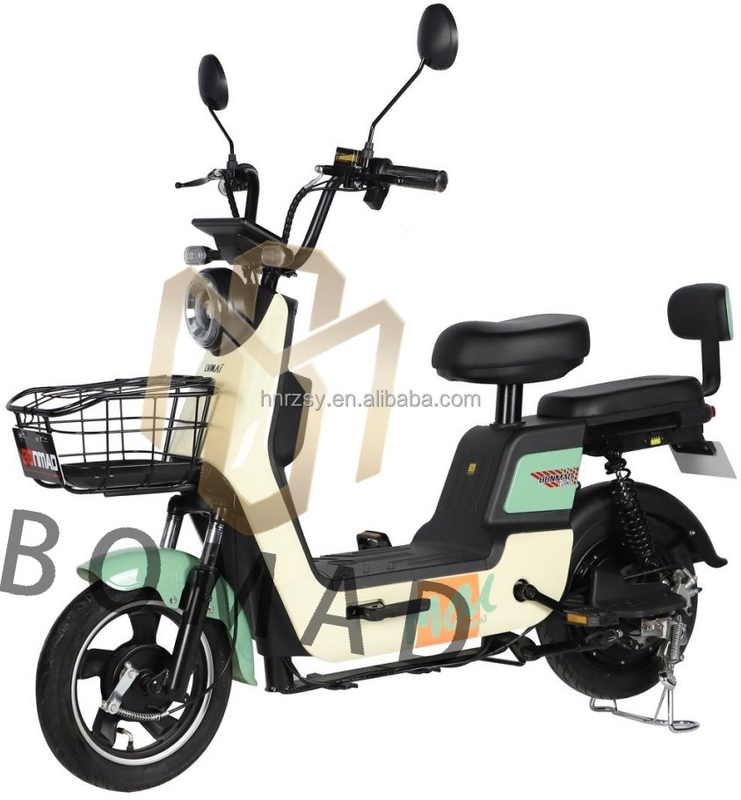 Scooter elétrico padrão nacional de 48V 350W com engrenagens de 3 velocidades e sistema de frenagem de linha de freio