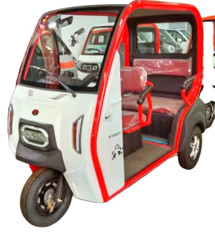 801-1000W Triciclo Elétrico Fechado Semicerrado para Passageiros Idosos no seu melhor