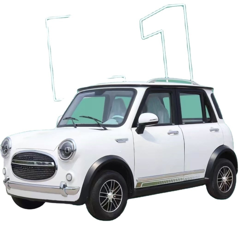 Veículo elétrico fechado Scooter Recursos energéticos Carro elétrico de quatro rodas para transporte sustentável e acessível