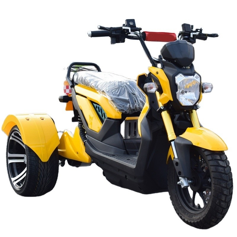 Scooter elétrico de triciclo de moda para 2 passageiros com bateria removível e alta capacidade de carga útil de ≥ 400 kg