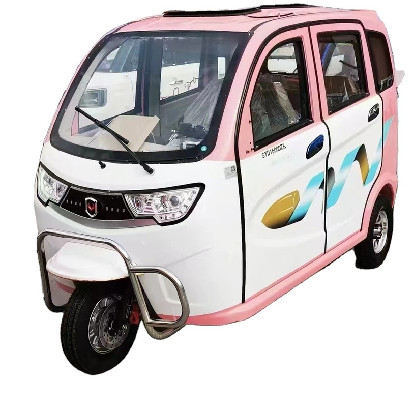 Tipo de condução elétrica todo-tubo Tipo de controlador 3 rodas Triciclos de passageiros para adultos