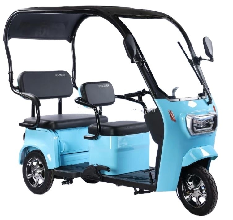 Triciclo elétrico de 3 rodas para adultos Pneus 3.75-15 Transporte de carga