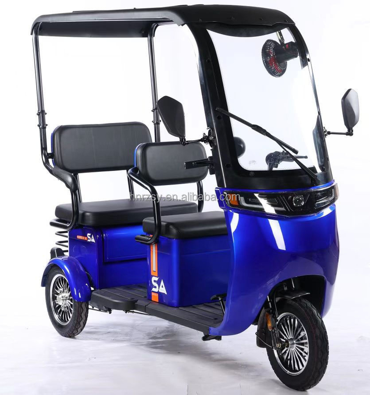 Triciclo elétrico Triciclo elétrico para adultos 48v 60v 72v Capacidade de carga útil ≥ 400kg Capacidade de classificação ≥ 25° General Electric