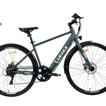 Condução elétrica automática 250 W Motor 700 c City Bike com capacidade de bateria de 7,6 Ah e 18 velocidades