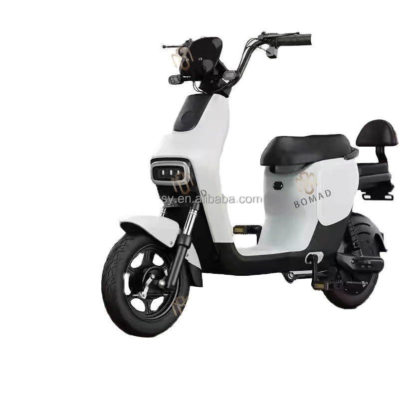 Velocidade 2024 Bicicleta Elétrica Quadro de Alumínio Branco com Display e Velocidade Máxima 30-50Km/h