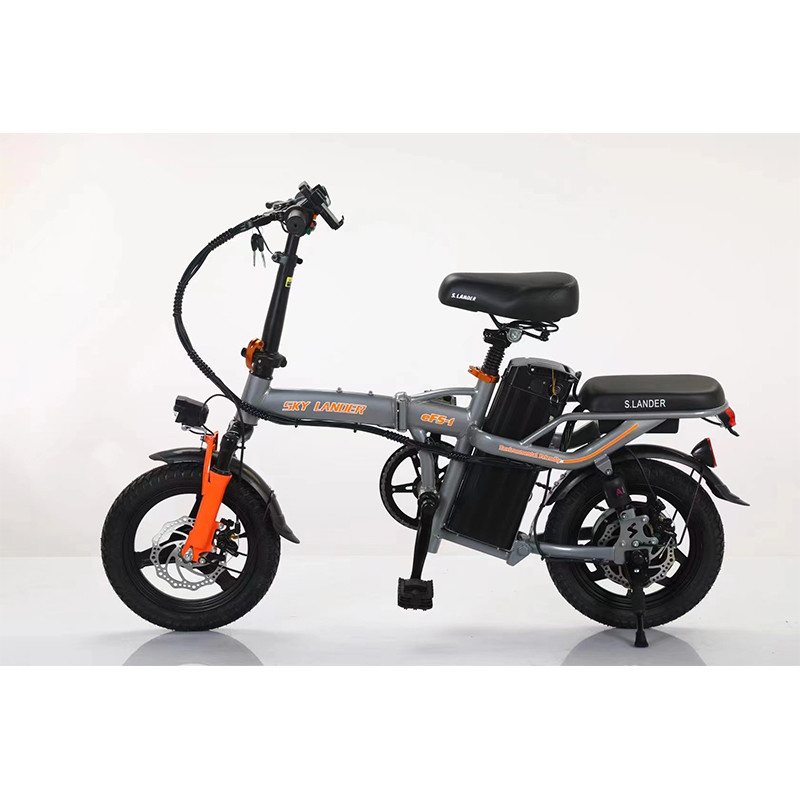 Bicicleta elétrica dobrável 350W Scooting Carro de bateria com estrutura de liga de alumínio e capacidade de bateria de 11Ah