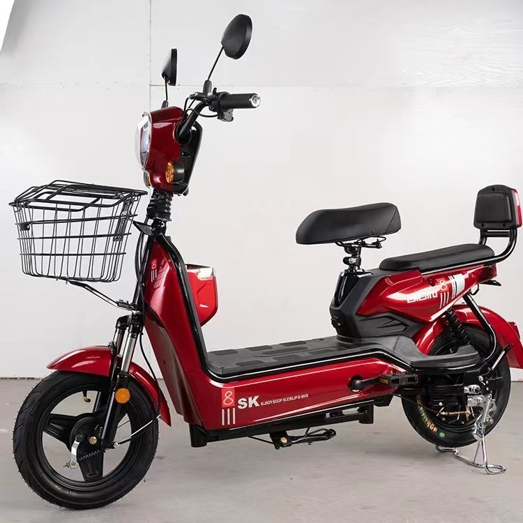 Bicicleta Elétrica de Cidade de Viagem Personalizada 36v Bateria de Lítio Bicicleta Elétrica de Cidade com Velocidade Máxima 30-50Km / h e Tempo de Carregamento 3 horas