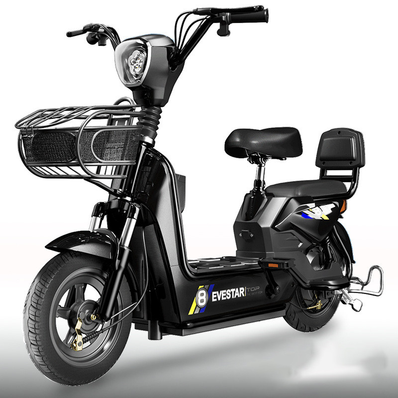 Bicicleta elétrica de poupança de energia para mulheres de cor personalizada Bicicleta elétrica de cidade Smart Type Sensor Scooter elétrico